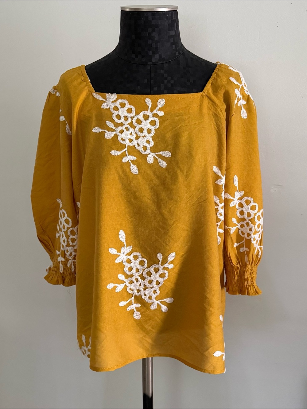 Kindred Mustard Yellow Apparel Top